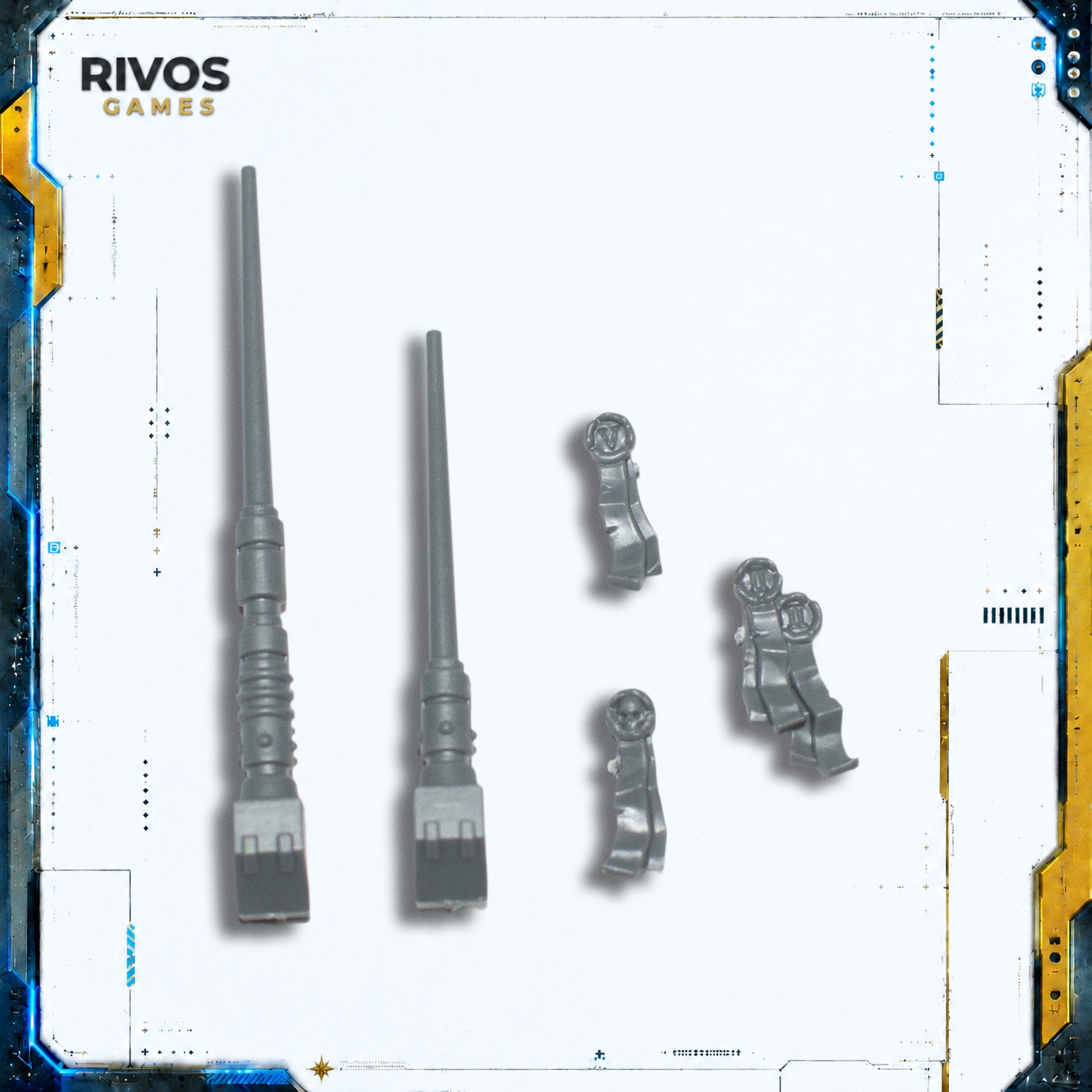 Warhammer 40K Space Marines Invictor Tactical Warsuit Accessories - Bits (Bitz)