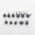 Chaos Space Marines Heads x 11 - Space Marines - Spare Part