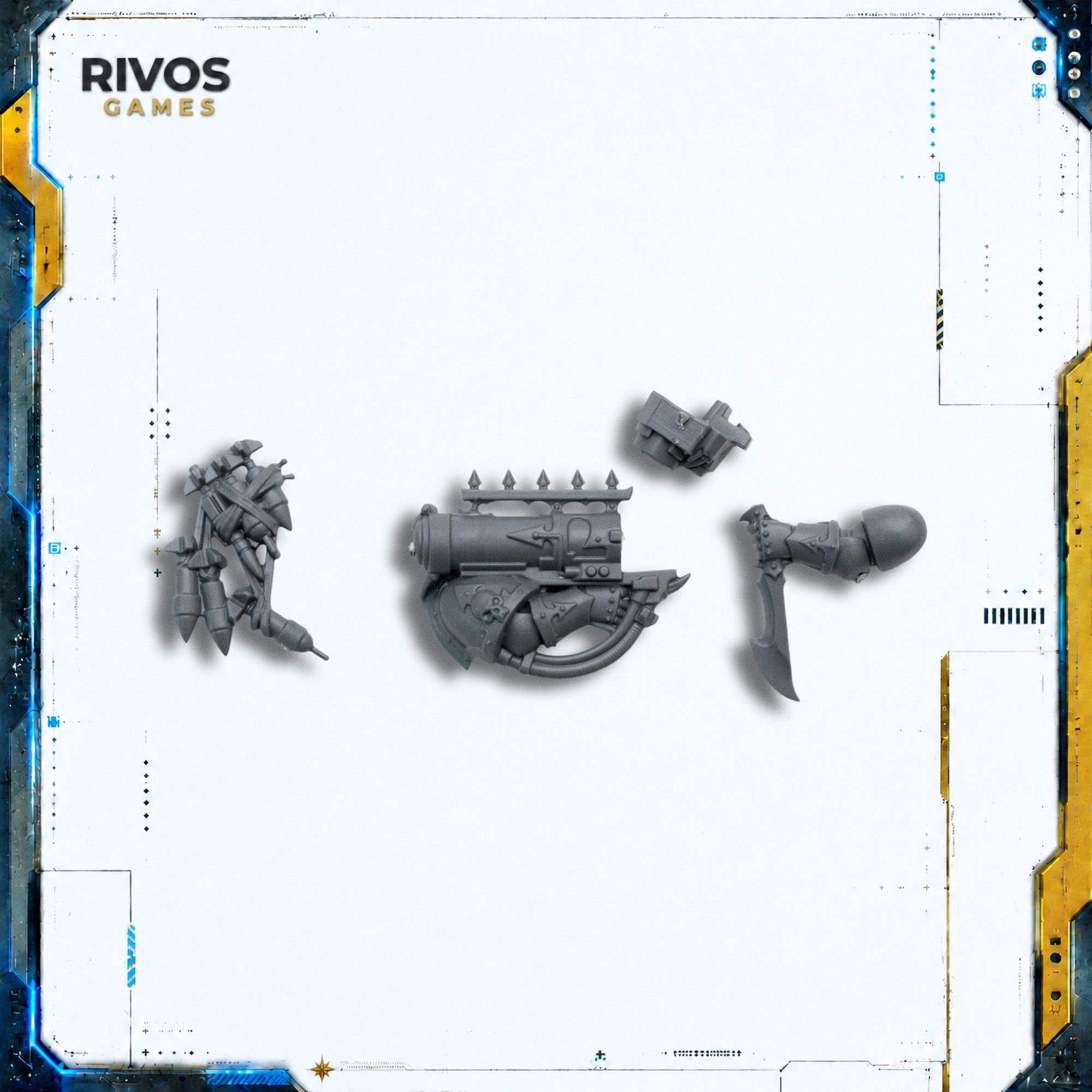 Warhammer 40K Chaos Space Marines Missile Launcher - Bits (Bitz)