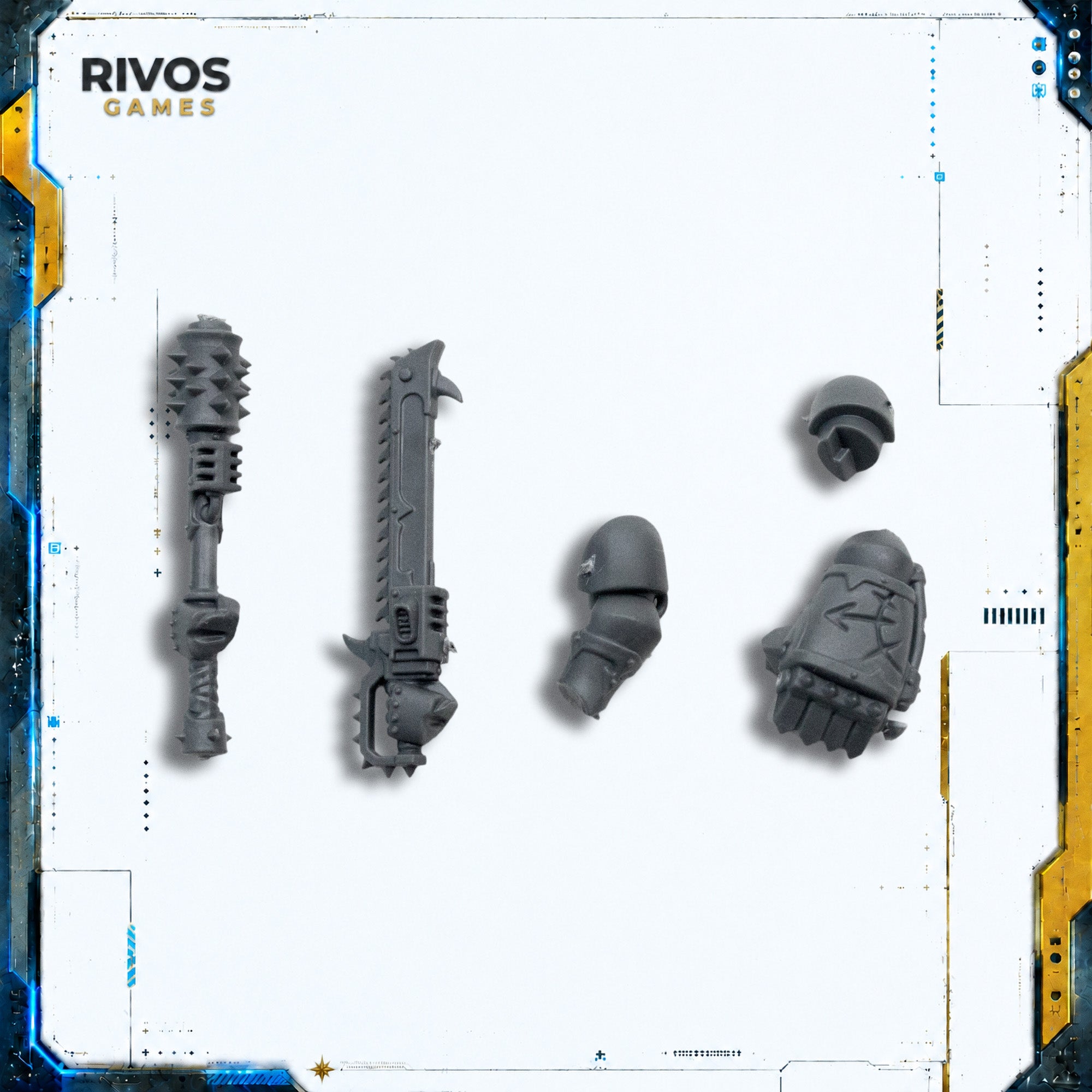 Warhammer 40K Chaos Space Marines Champion Power Weapons - Bits (Bitz)