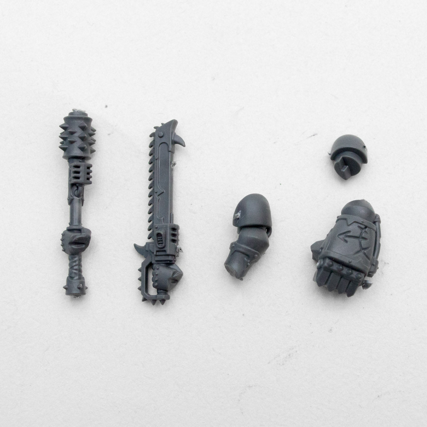 Chaos Space Marines Champion Power Weapons - Space Marines - Authentic Sprue