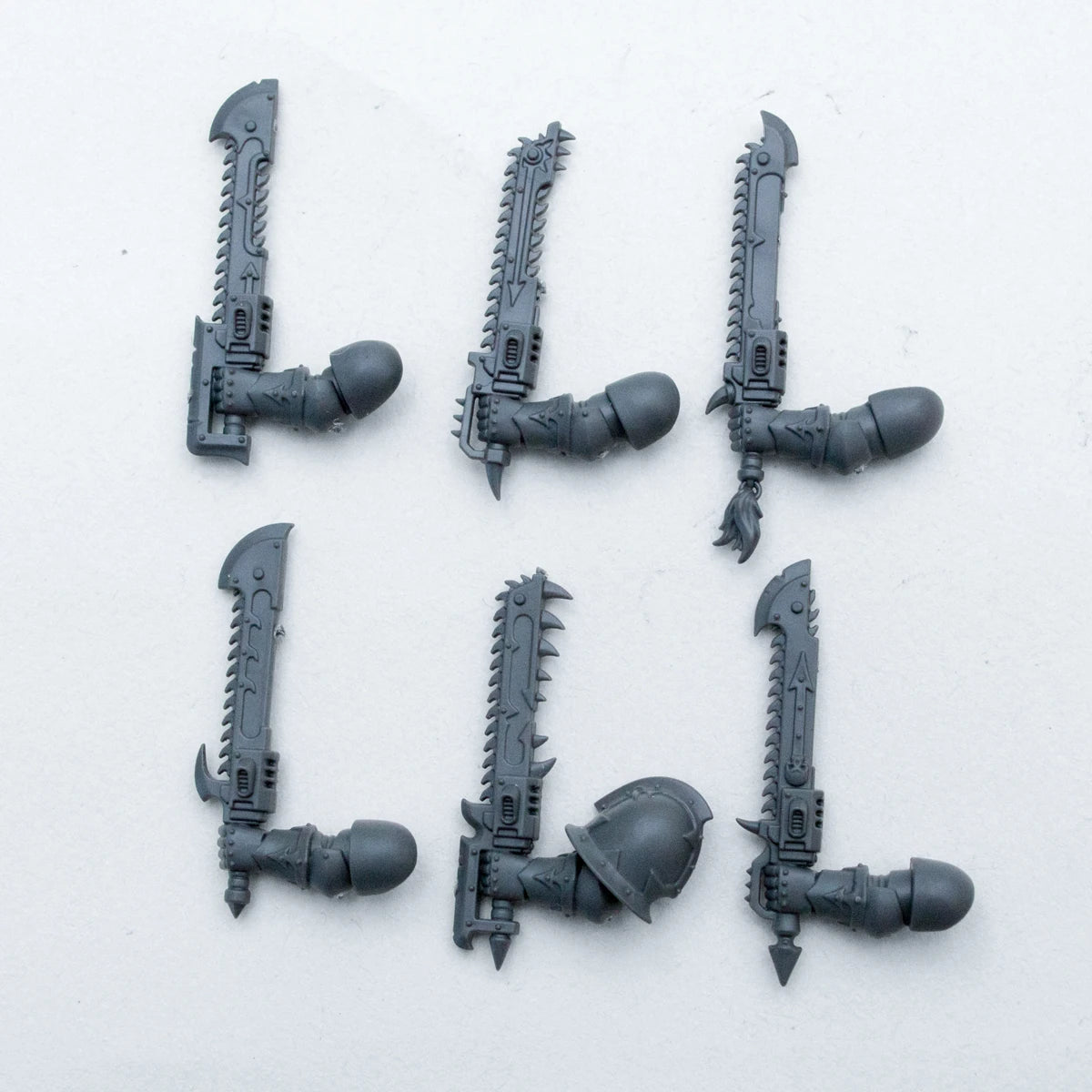 Warhammer 40K Chaos Space Marines Chain Swords x 6 Bits Bitz