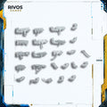 Warhammer 40K Chaos Space Marines Legionaries Boltguns, Plasma Gun, Flamer, Meltagun - Bits (Bitz)