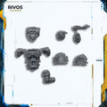 Warhammer 40K Chaos Space Marines Havocs Champion Accessories - Bits (Bitz)