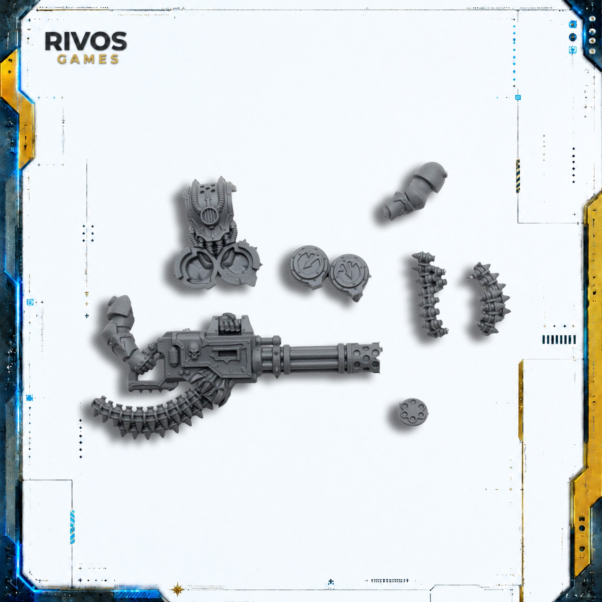 Warhammer 40K Chaos Space Marines Havocs Reaper Chaincannon - Bits (Bitz)