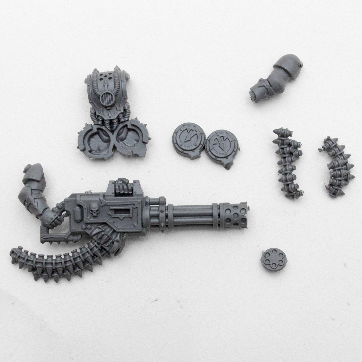 Chaos Space Marines Havocs Reaper Chaincannon - Space Marines - Authentic Sprue