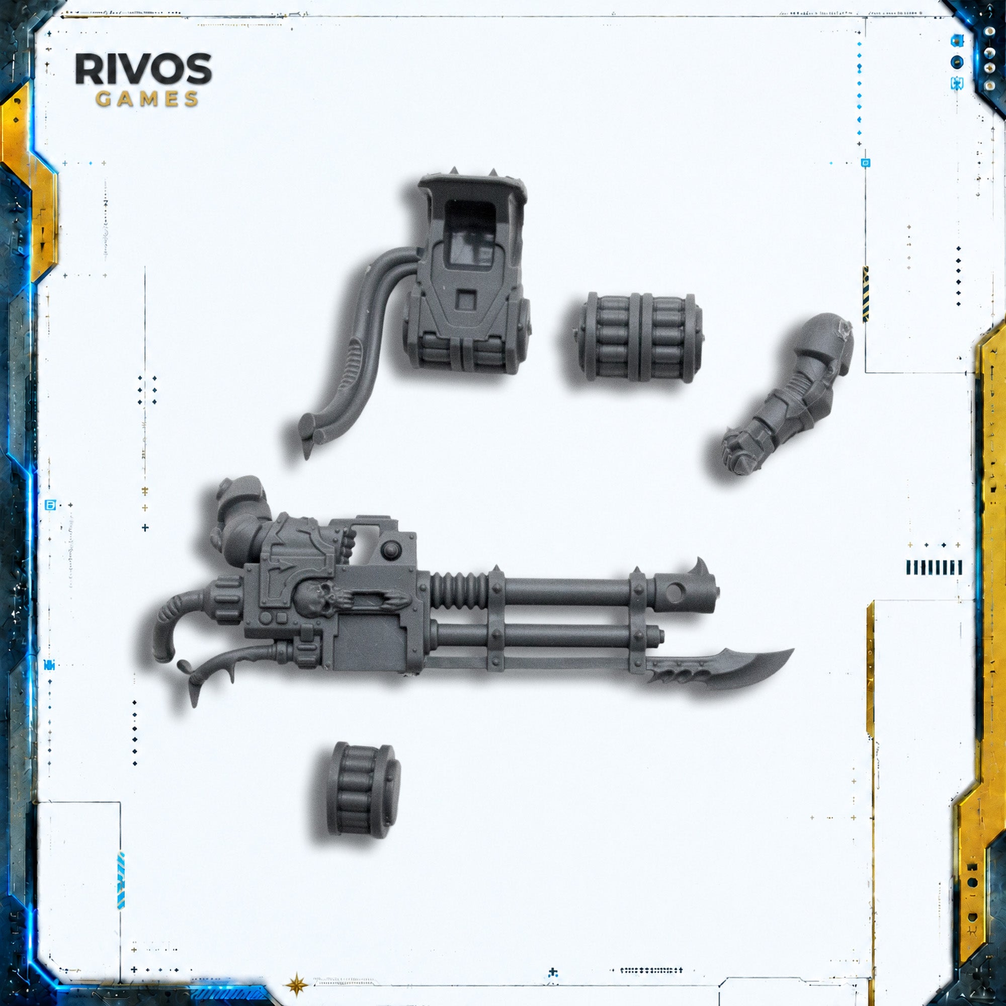 Warhammer 40K Chaos Space Marines Havocs Autocannon B - Bits (Bitz)