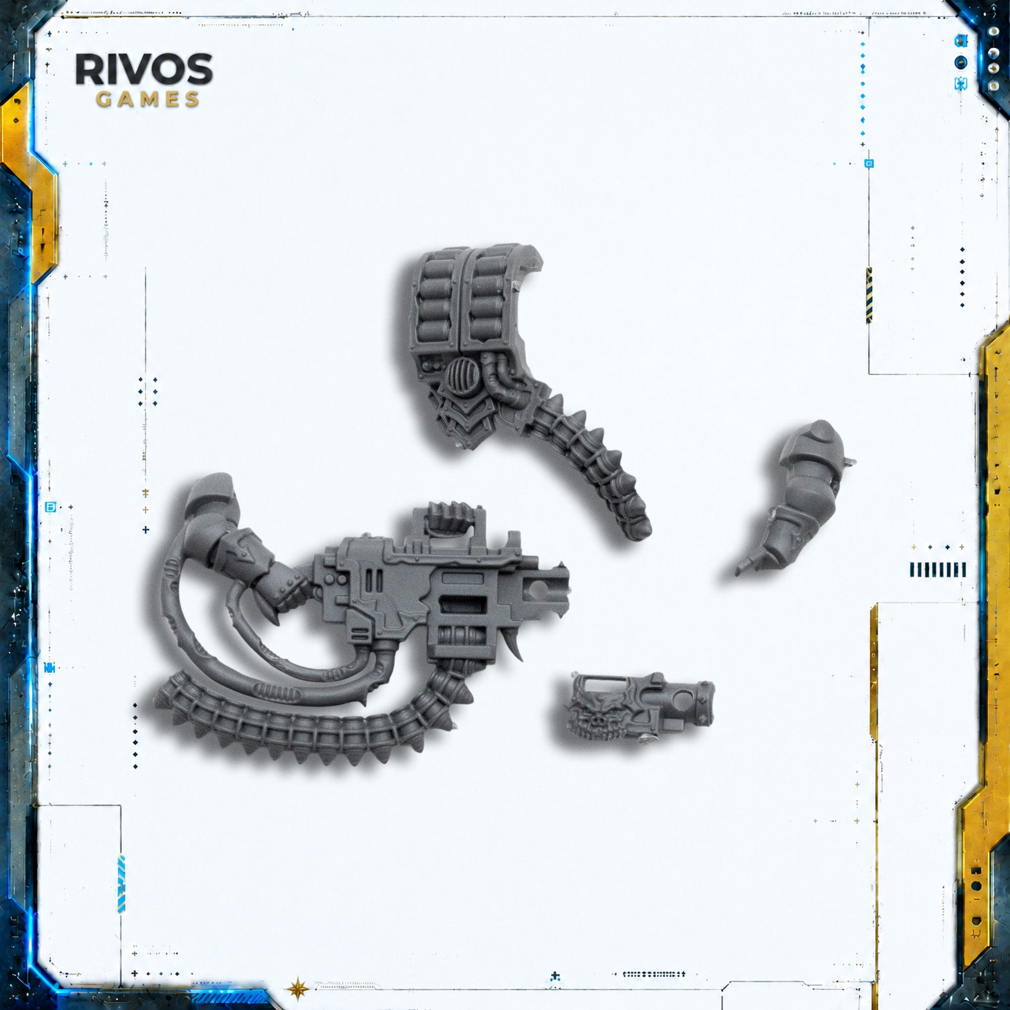 Warhammer 40K Chaos Space Marines Havocs Heavy Bolter A - Bits (Bitz)