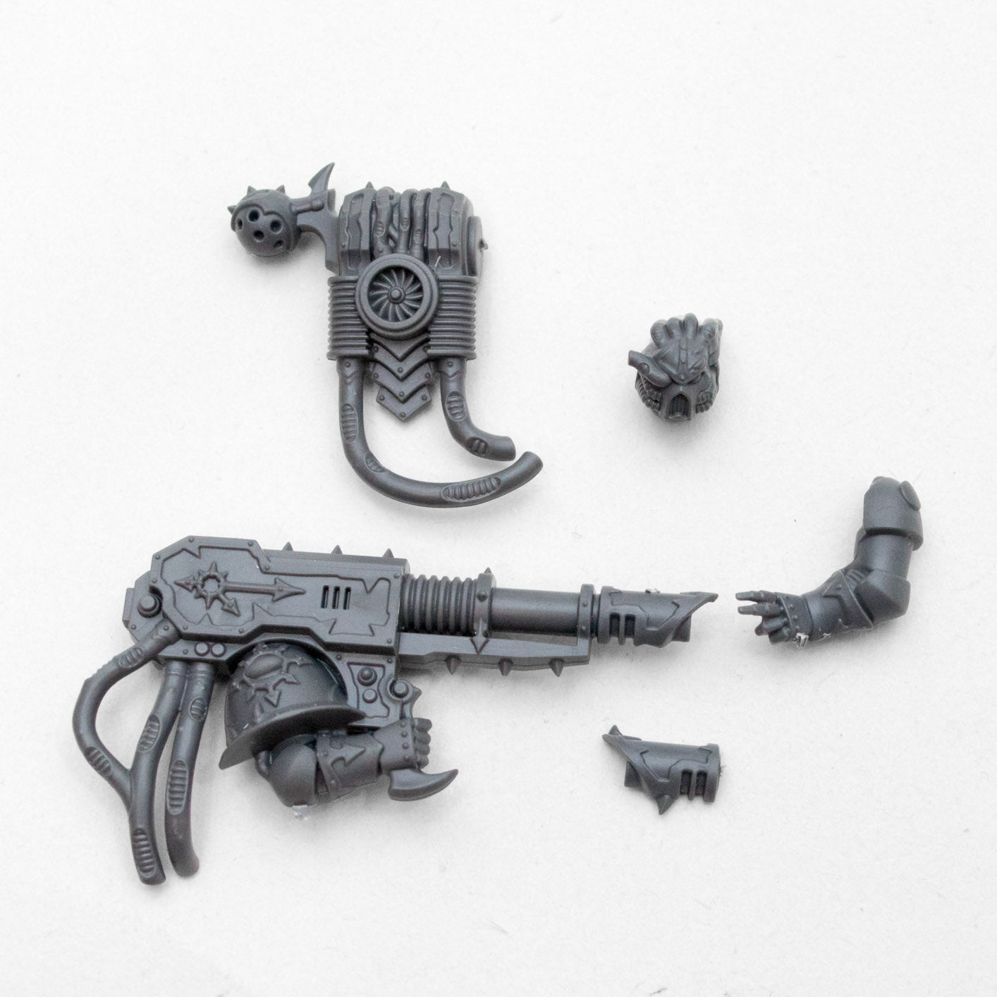 Chaos Space Marines Havocs Lascannon B - Space Marines - Authentic Sprue