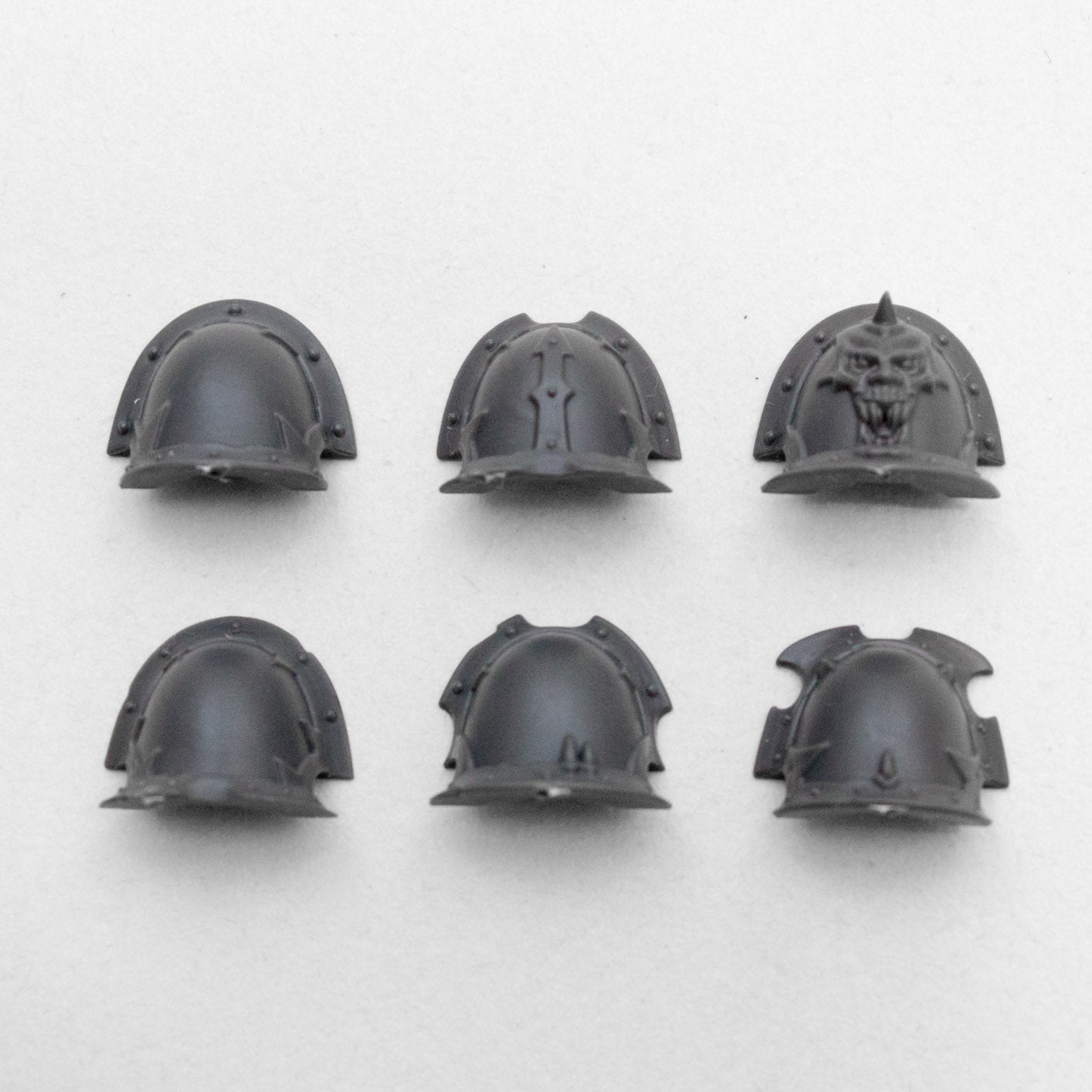Chaos Space Marines Havocs Shoulder Pads x 6 - Space Marines - Kitbash Bit