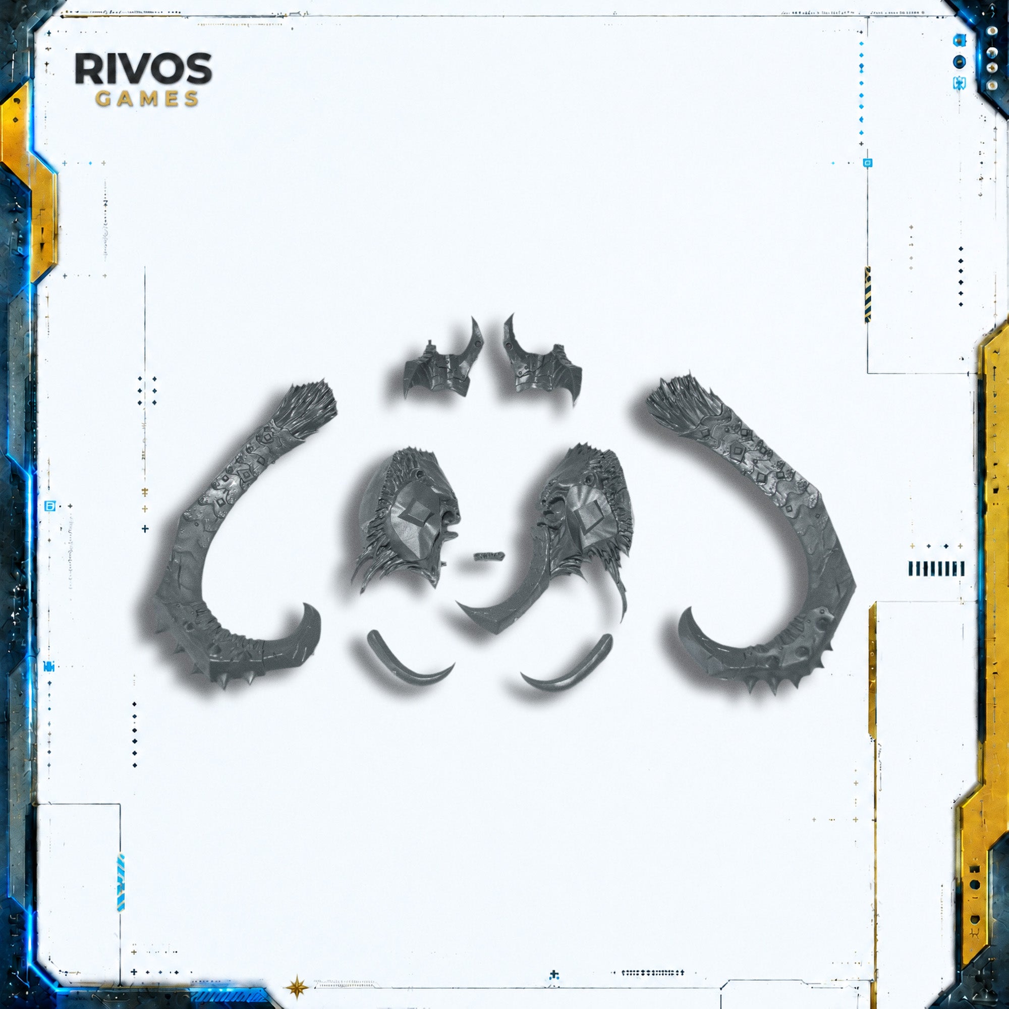 Warhammer Ogor Mawtribes Thundertusk Head - Bits (Bitz)