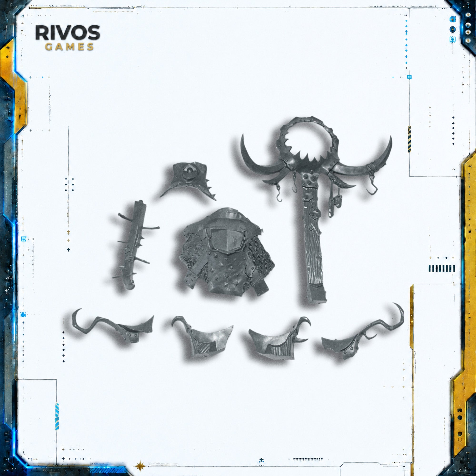 Warhammer Ogor Mawtribes Thundertusk Saddle - Bits (Bitz)