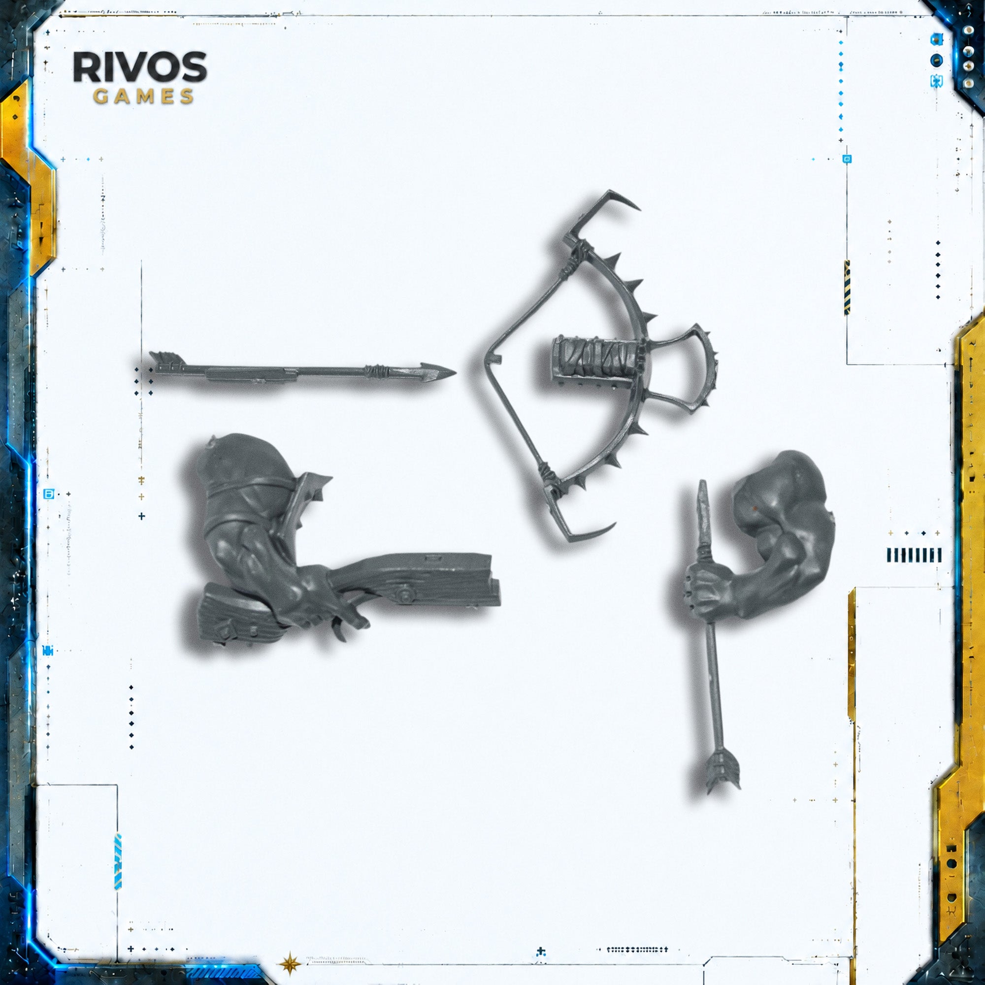 Warhammer Ogor Mawtribes Stonehorn Harpoon Launcher - Bits (Bitz)