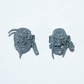 Warhammer Ogor Mawtribes Stonehorn Huskard Heads x 2 Bits Bitz