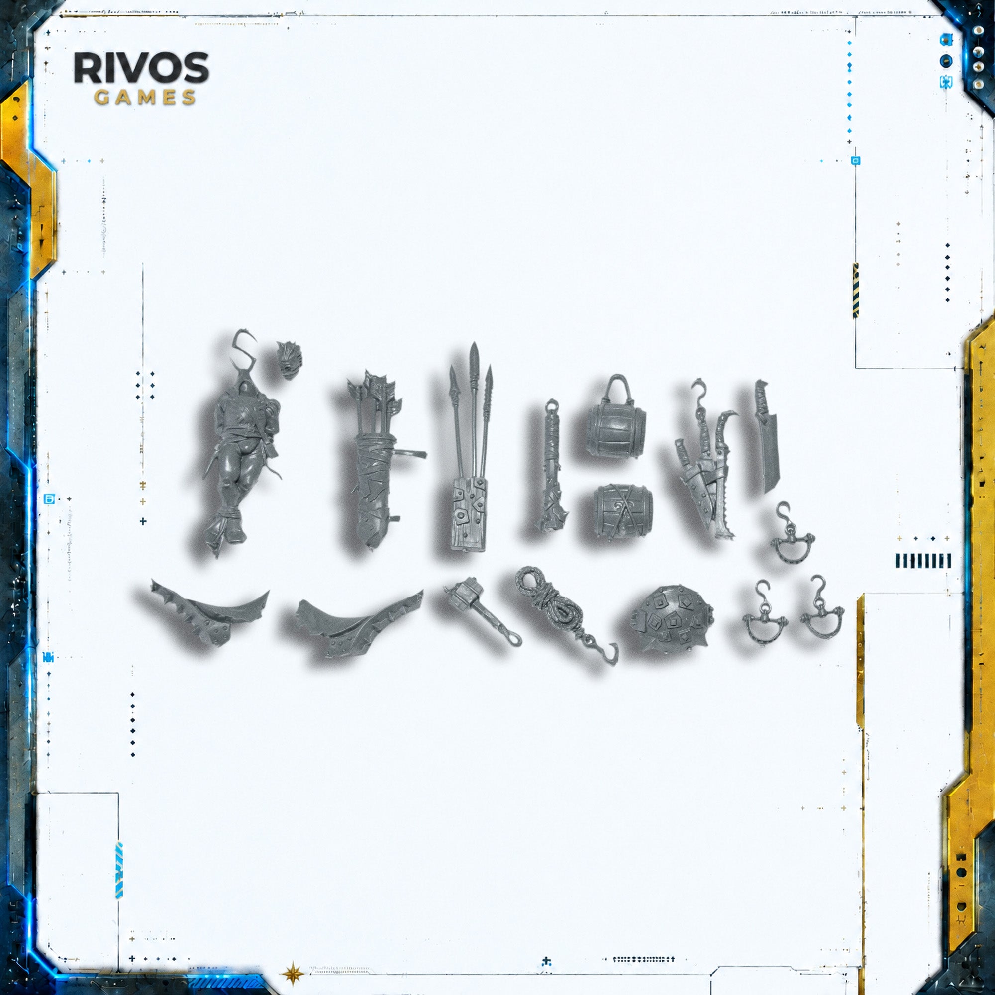 Warhammer Ogor Mawtribes Stonehorn Accessories B - Bits (Bitz)