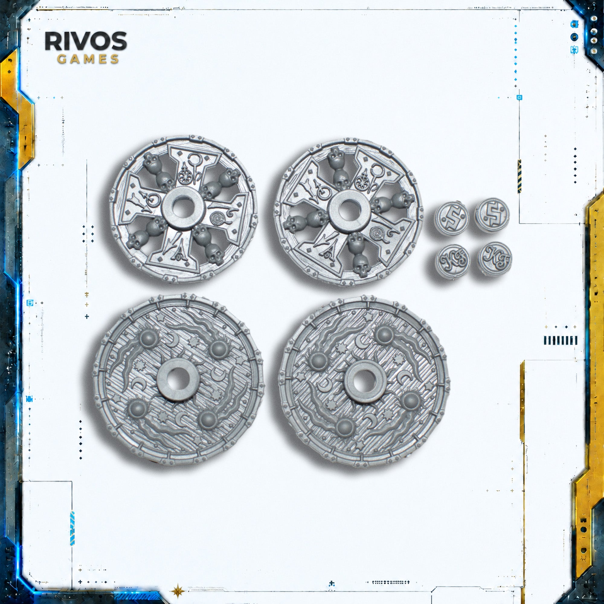 Warhammer Cities of Sigmar Luminark of Hysh Wheels - Bits (Bitz)