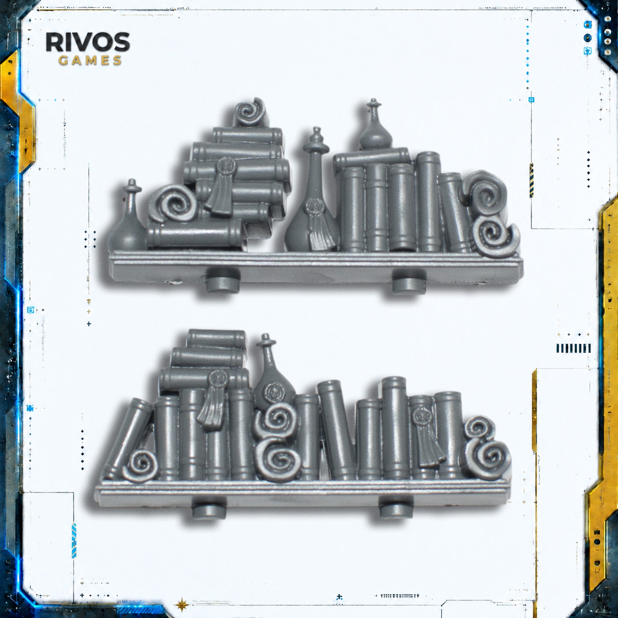 Warhammer Cities of Sigmar Luminark of Hysh Bookshelves - Bits (Bitz)