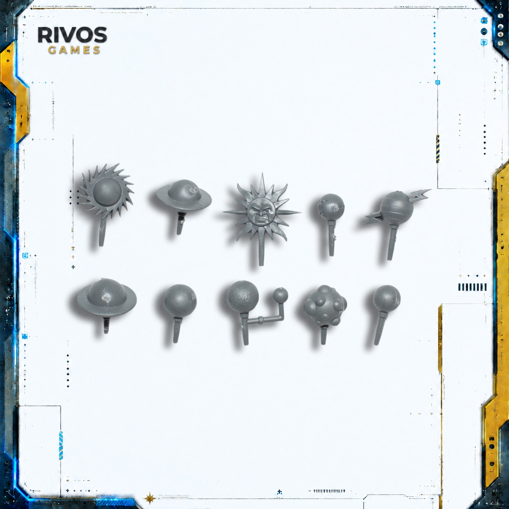 Warhammer Cities of Sigmar Luminark of Hysh Planets - Bits (Bitz)