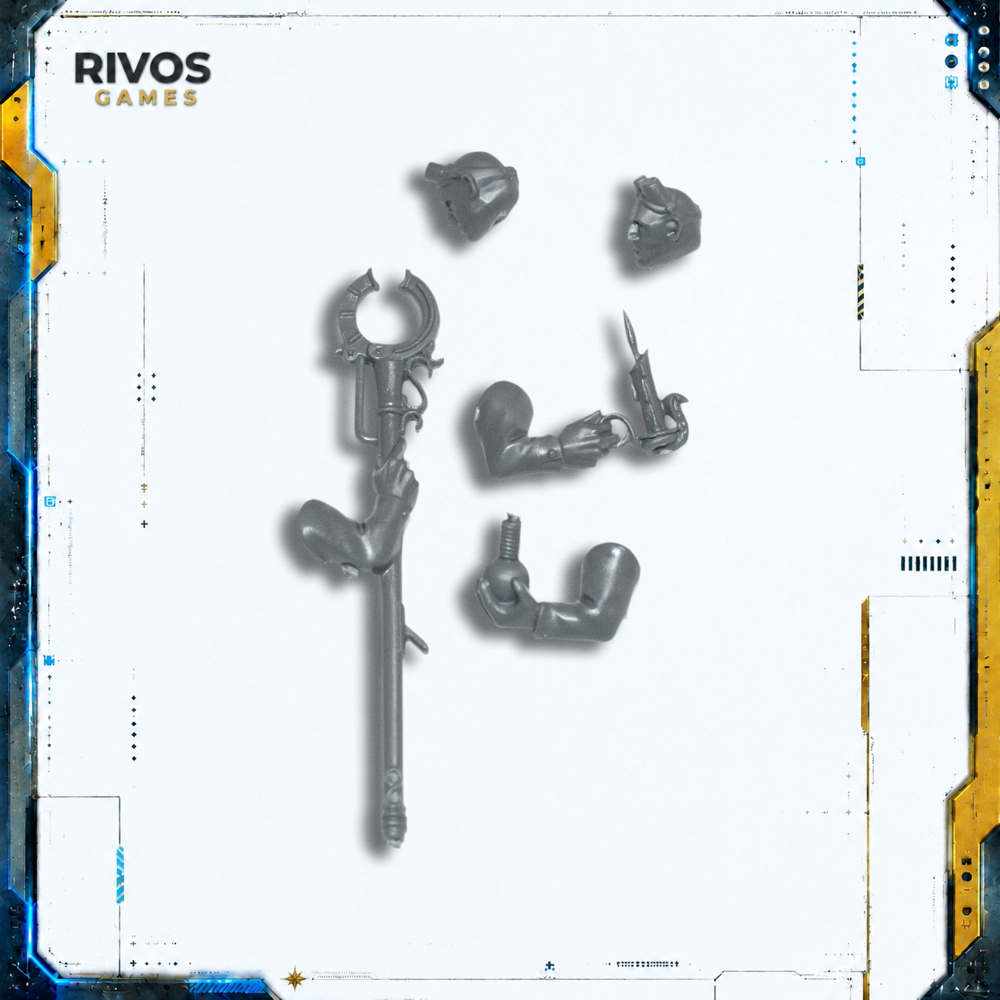 Warhammer Cities of Sigmar Luminark of Hysh Acolyte Accessories - Bits (Bitz)