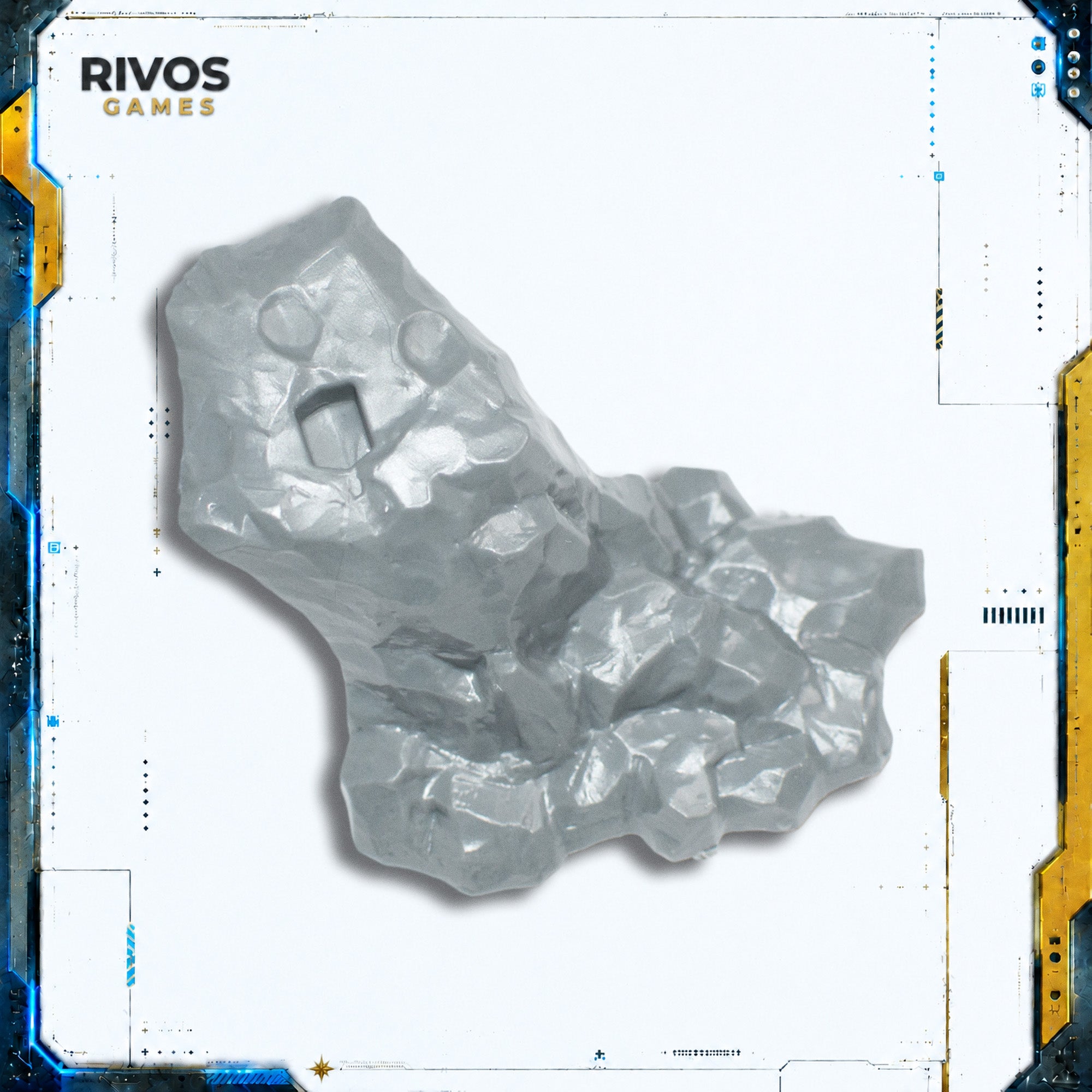 Warhammer Cities of Sigmar Freeguild General on Griffon Base Rock - Bits (Bitz)