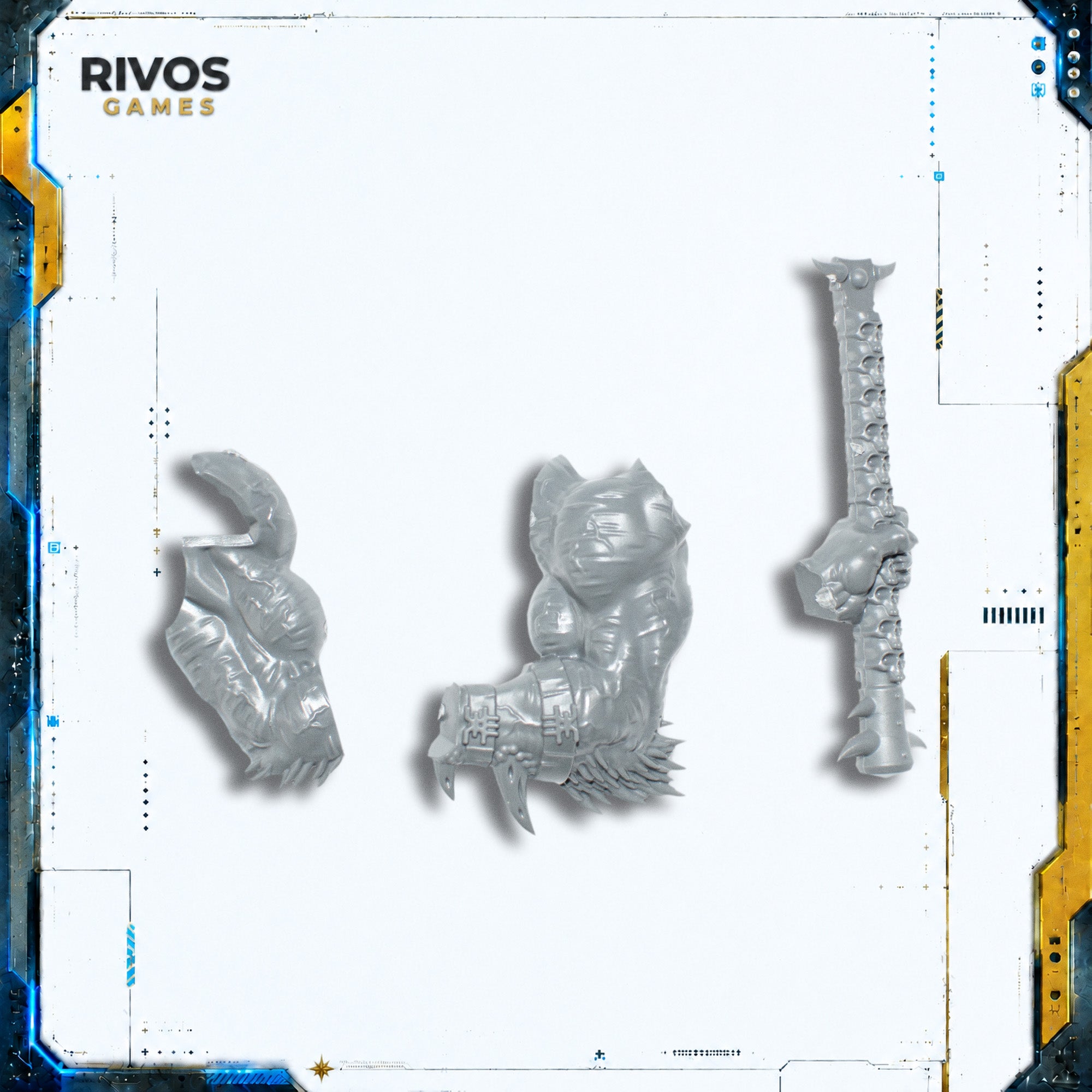 Warhammer Daemons of Khorne Skarbrand the Bloodthirster Axe Handle - Bits (Bitz)