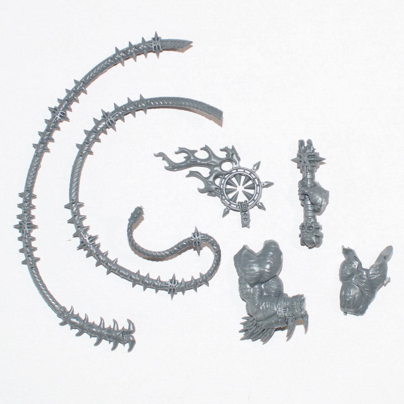 Daemons of Khorne Skarbrand the Bloodthirster Whip - Age of Sigmar - Authentic Sprue