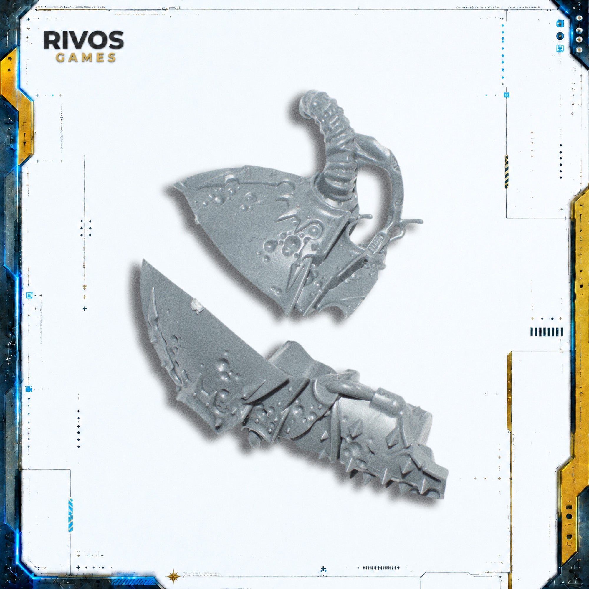 Warhammer 40K Death Guard Mortarion Daemon Primarch of Nurgle Right Arm A - Bits (Bitz)