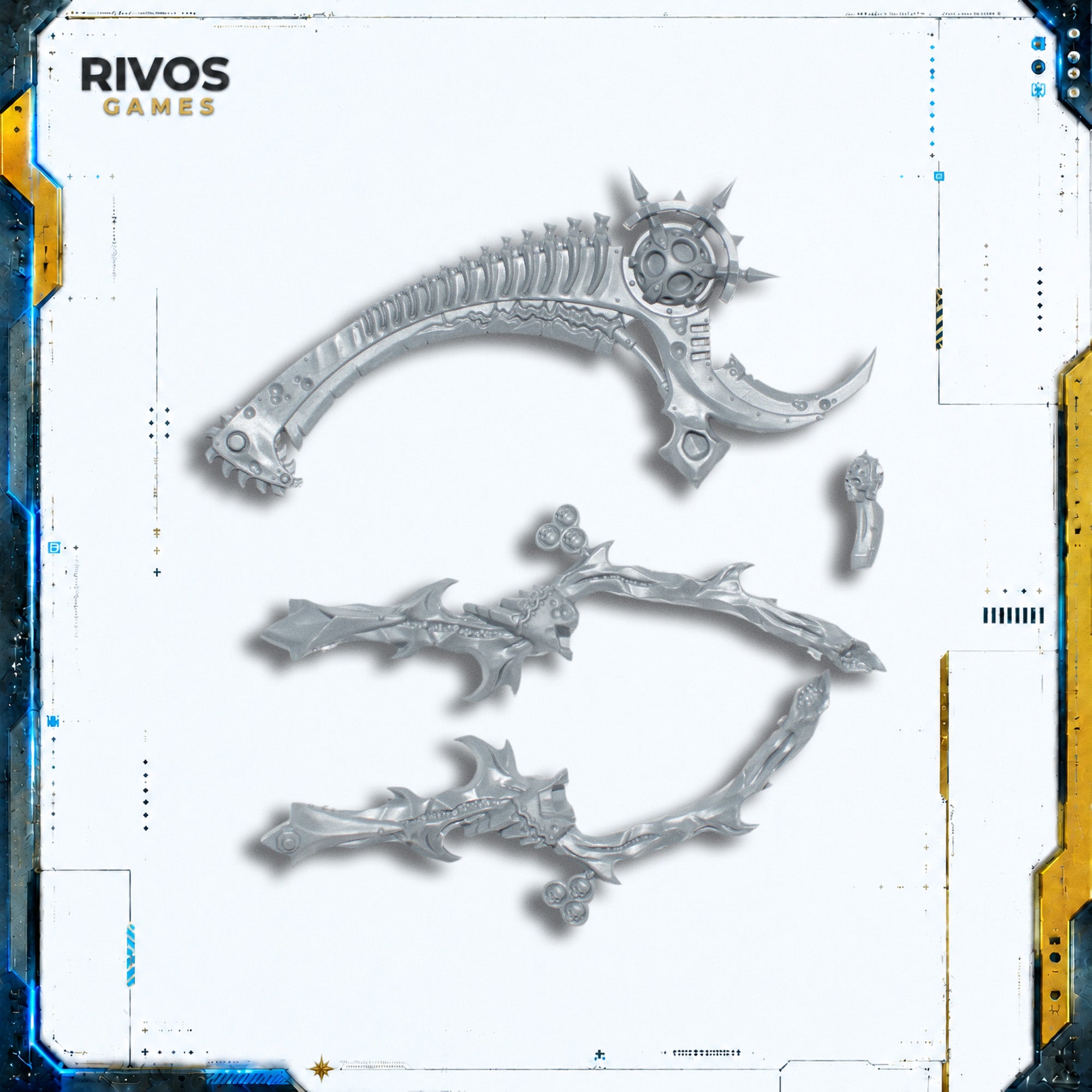 Warhammer 40K Death Guard Mortarion Daemon Primarch of Nurgle Scythe - Bits (Bitz)