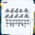 Warhammer High Elf Realms White Lions of Chrace Torso x 10 - Bits (Bitz)