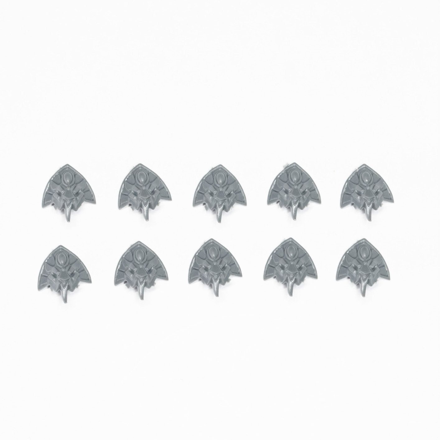 High Elf Realms White Lions of Chrace Shoulder Pads x 10 - Warhammer - Kitbash Bit