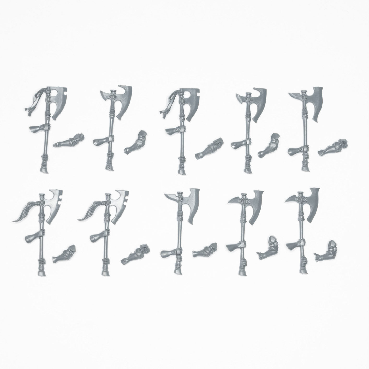 High Elf Realms White Lions of Chrace Axe x 10 - Warhammer - Kitbash Bit