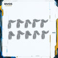 Warhammer High Elf Realms White Lions of Chrace Heads x 10 - Bits (Bitz)