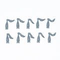 Warhammer High Elf Realms White Lions of Chrace Heads x 10 Bits Bitz