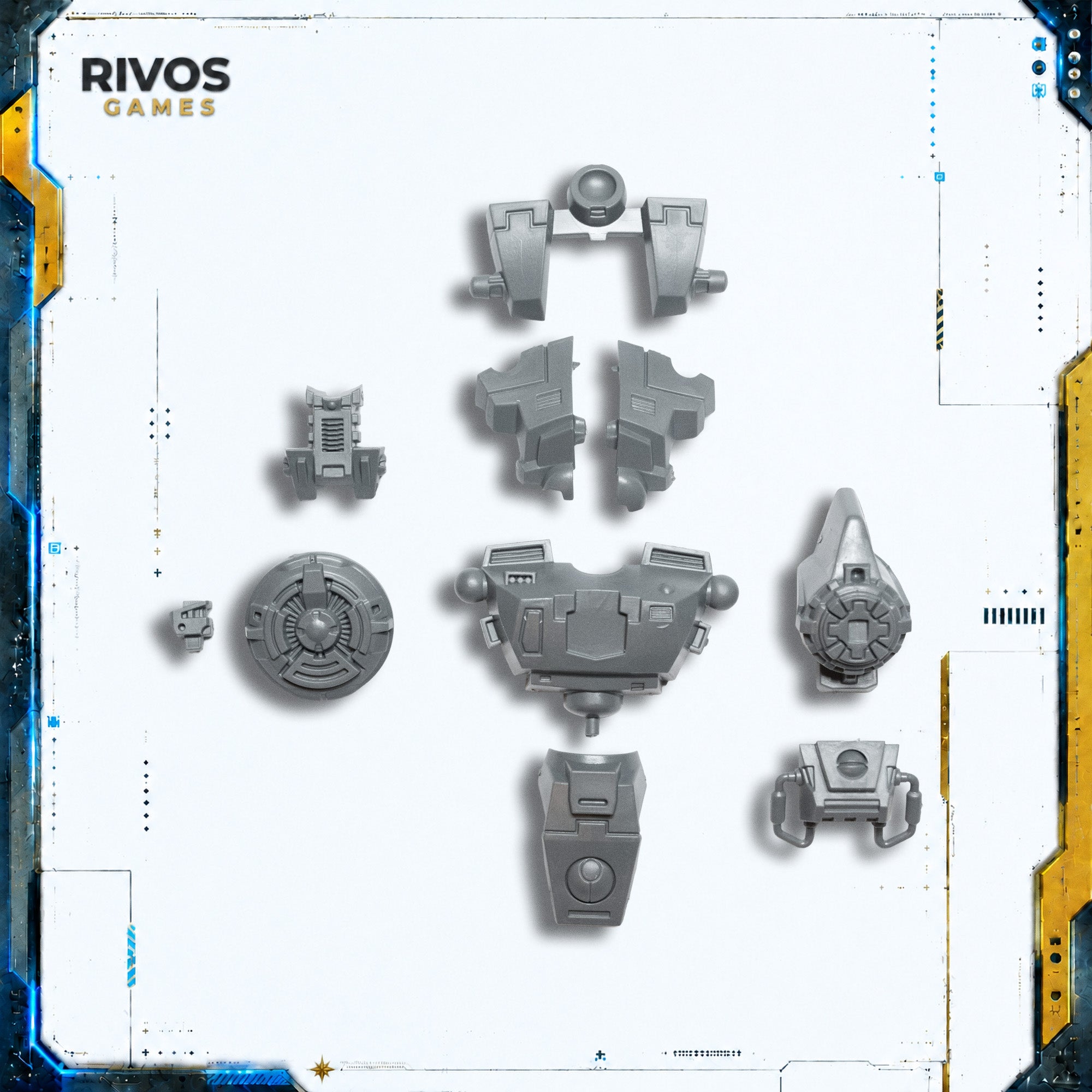 Warhammer 40K Tau Empire XV88 Broadside Battlesuit Torso - Bits (Bitz)