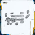 Warhammer 40K Tau Empire XV88 Broadside Battlesuit Twin Linked Rail Rifle - Bits (Bitz)