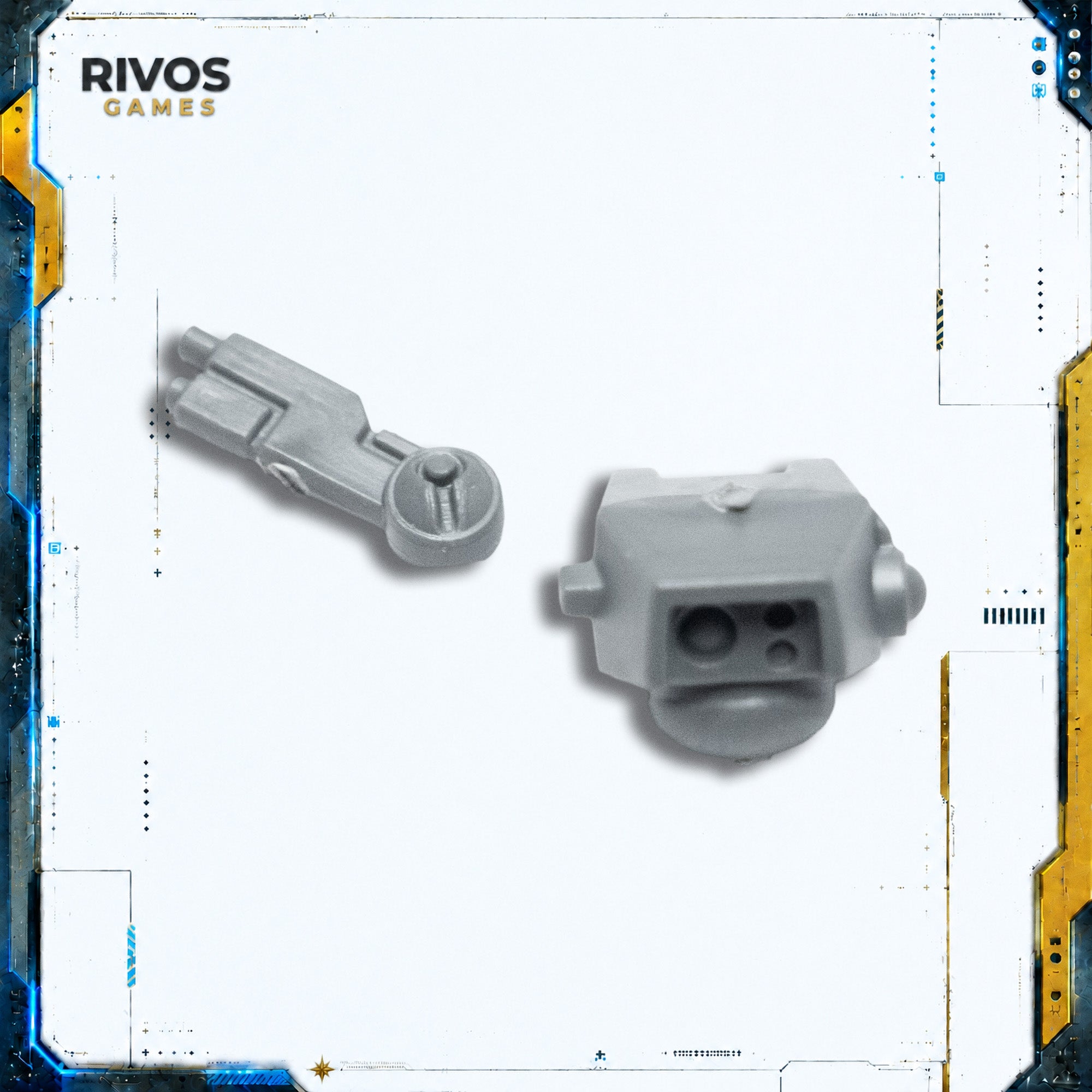 Warhammer 40K Tau Empire XV88 Broadside Battlesuit Head A - Bits (Bitz)