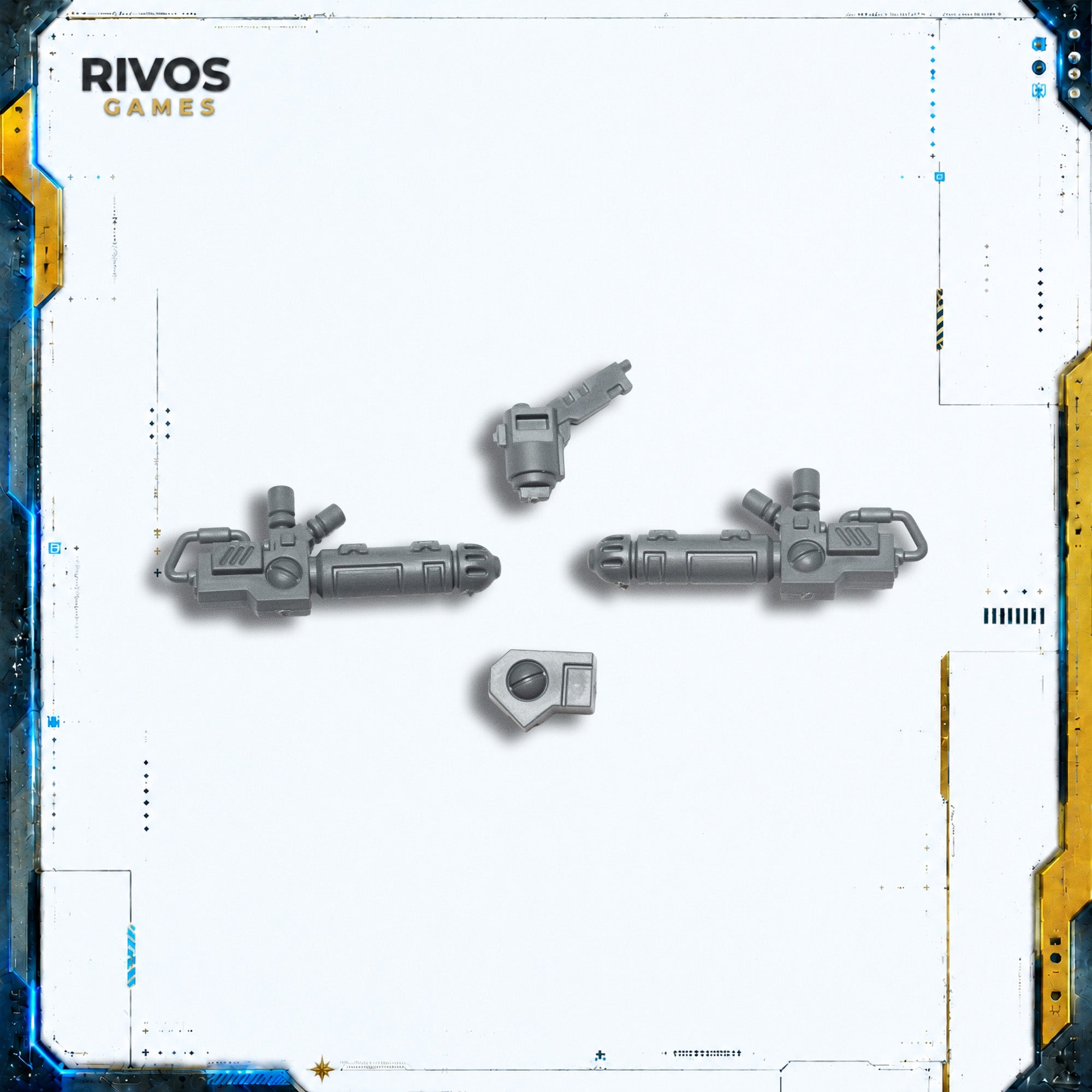 Warhammer 40K Tau Empire XV88 Broadside Battlesuit Plasma Rifles - Bits (Bitz)