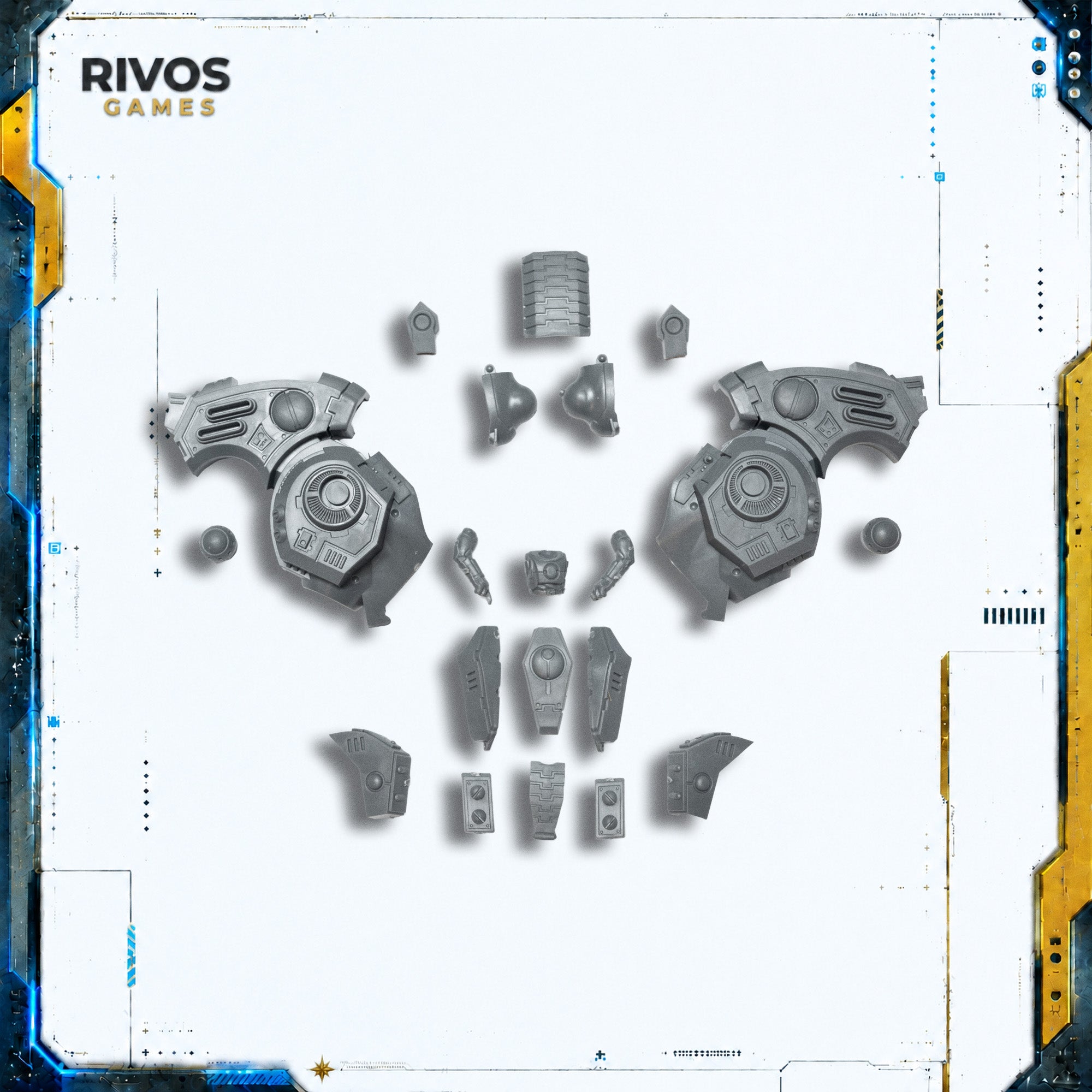 Warhammer 40K Tau Empire XV95 Ghostkeel Battlesuit Torso - Bits (Bitz)