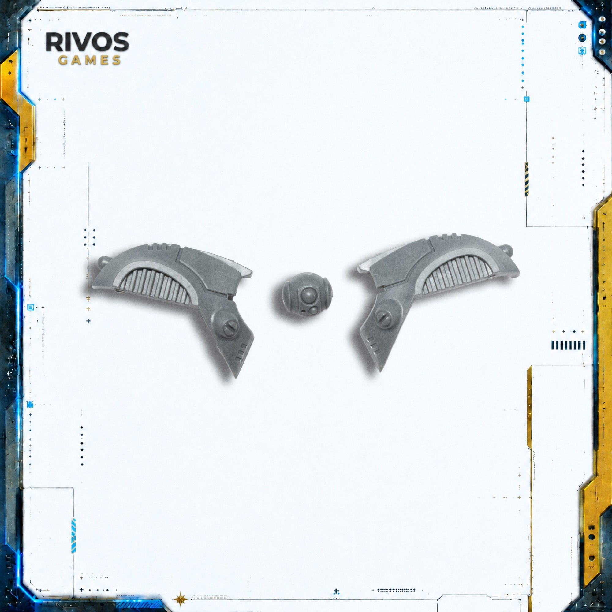 Warhammer 40K Tau Empire XV95 Ghostkeel Battlesuit Head B - Bits (Bitz)