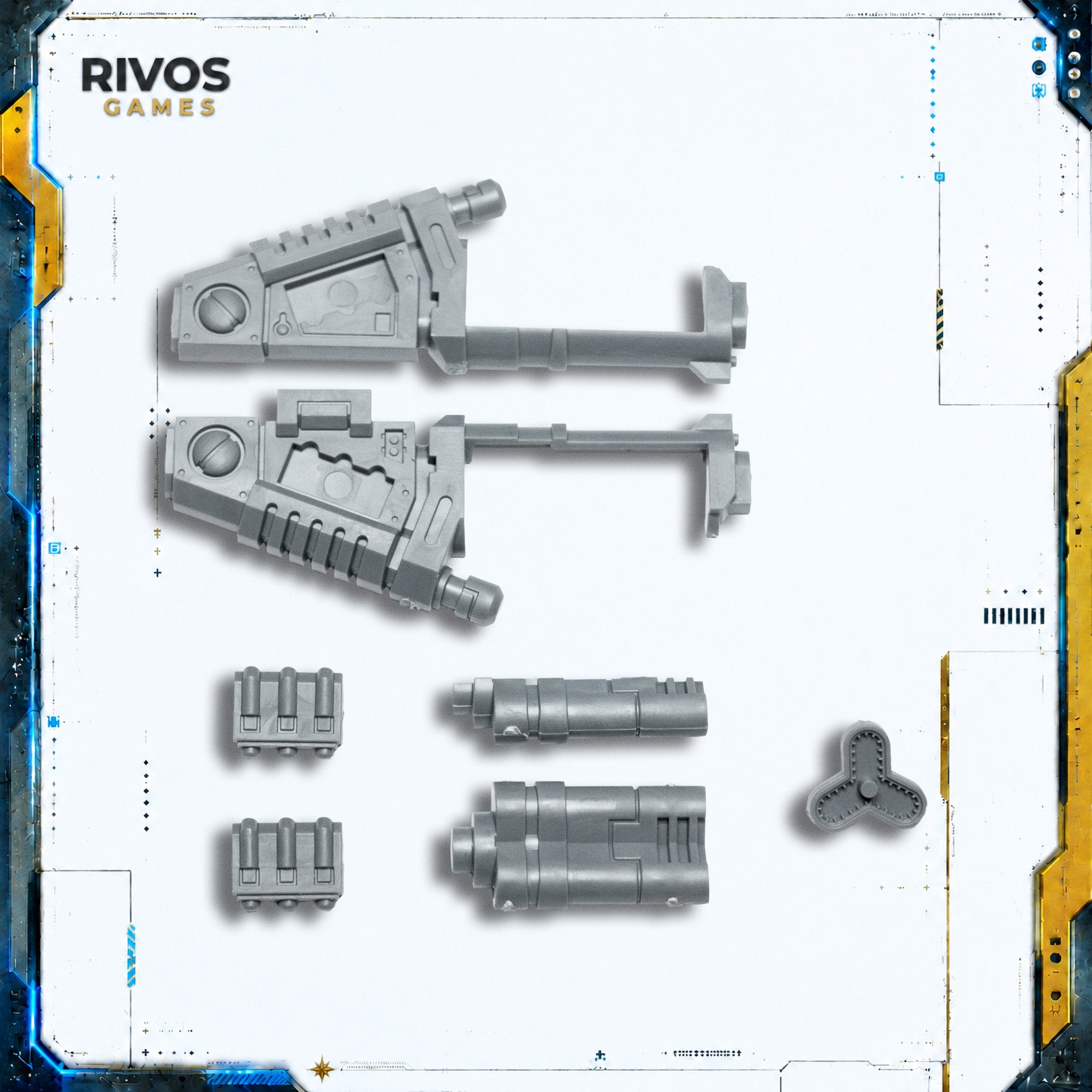 Warhammer 40K Tau Empire XV95 Ghostkeel Battlesuit Cyclic Ion Raker - Bits (Bitz)