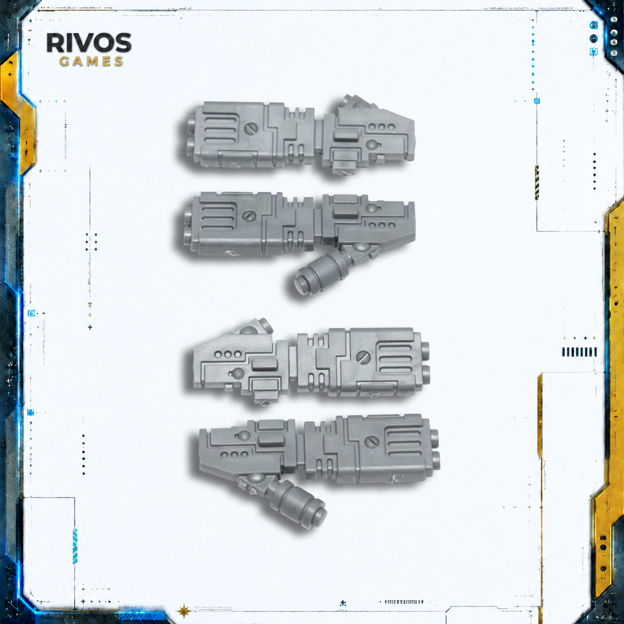 Warhammer 40K Tau Empire XV95 Ghostkeel Battlesuit Fushion Blasters x 2 - Bits (Bitz)