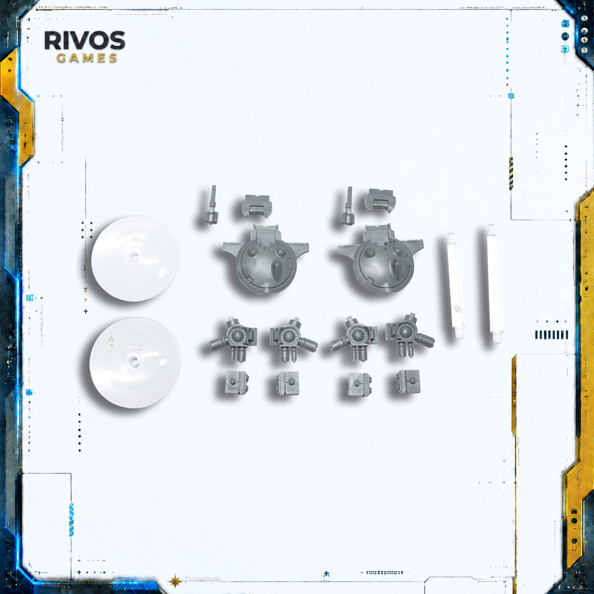 Warhammer 40K Tau Empire XV95 Ghostkeel Battlesuit Stealth Drones x 2 - Bits (Bitz)