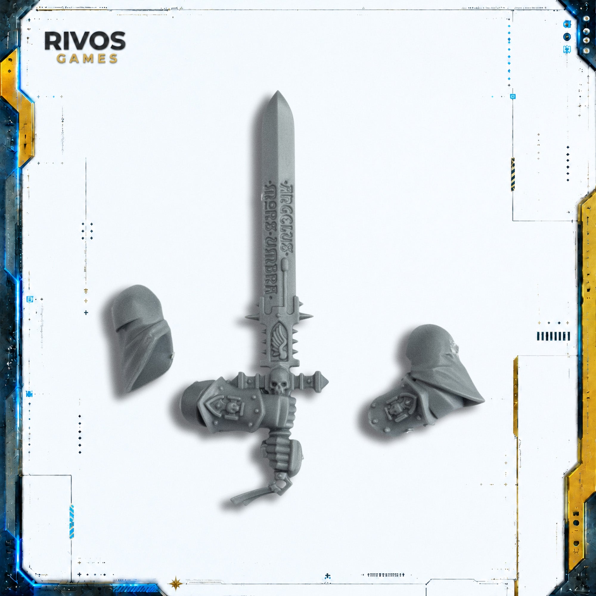 Warhammer 40K Dark Angels Inner Circle Companions Calibanite Greatsword D - Bits (Bitz)