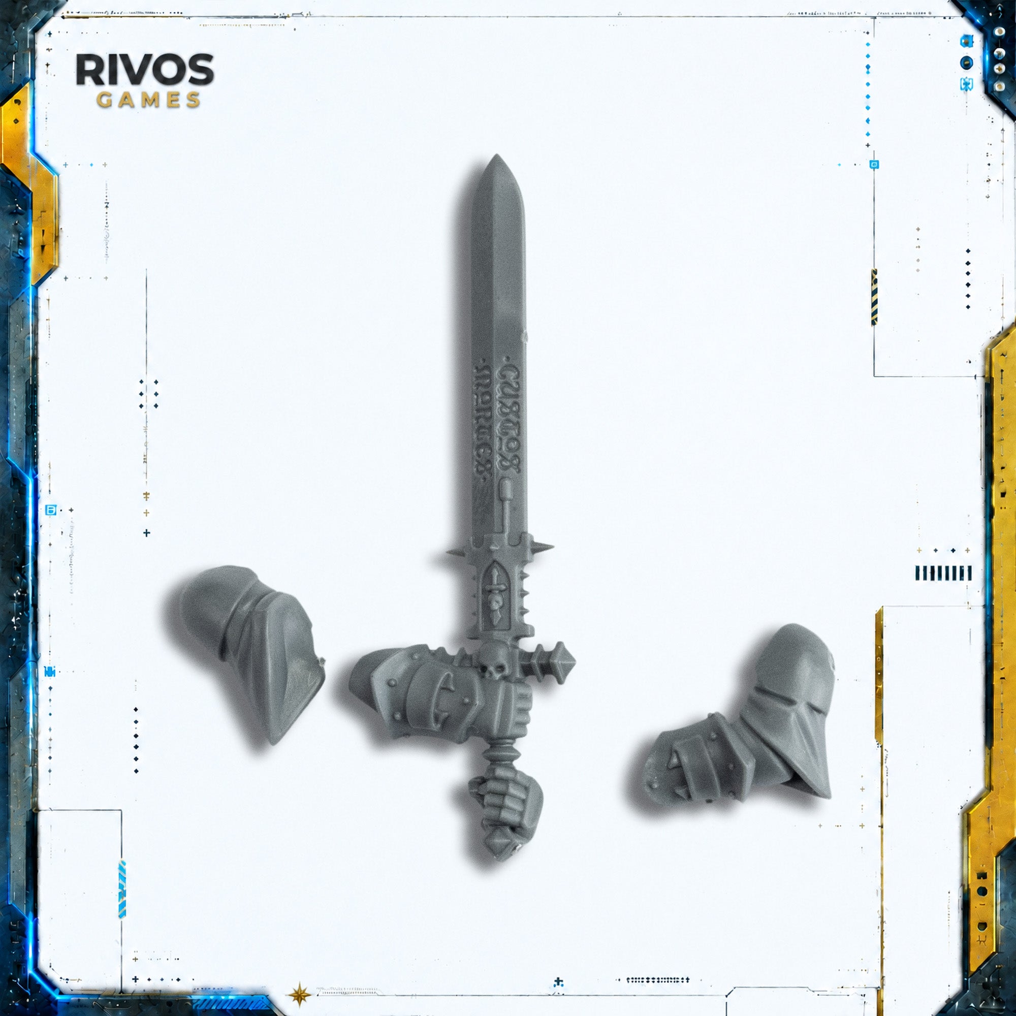Warhammer 40K Dark Angels Inner Circle Companions Calibanite Greatsword E - Bits (Bitz)