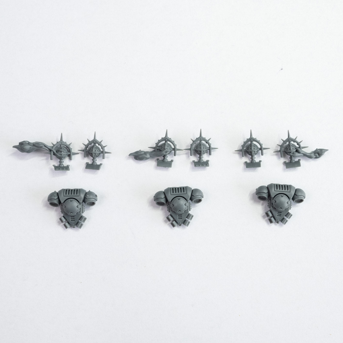 Dark Angels Inner Circle Companions Backpacks x3 - Warhammer - Spare Part