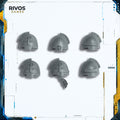 Warhammer 40K Dark Angels Inner Circle Companions Shoulder Pads x 6 - Bits (Bitz)