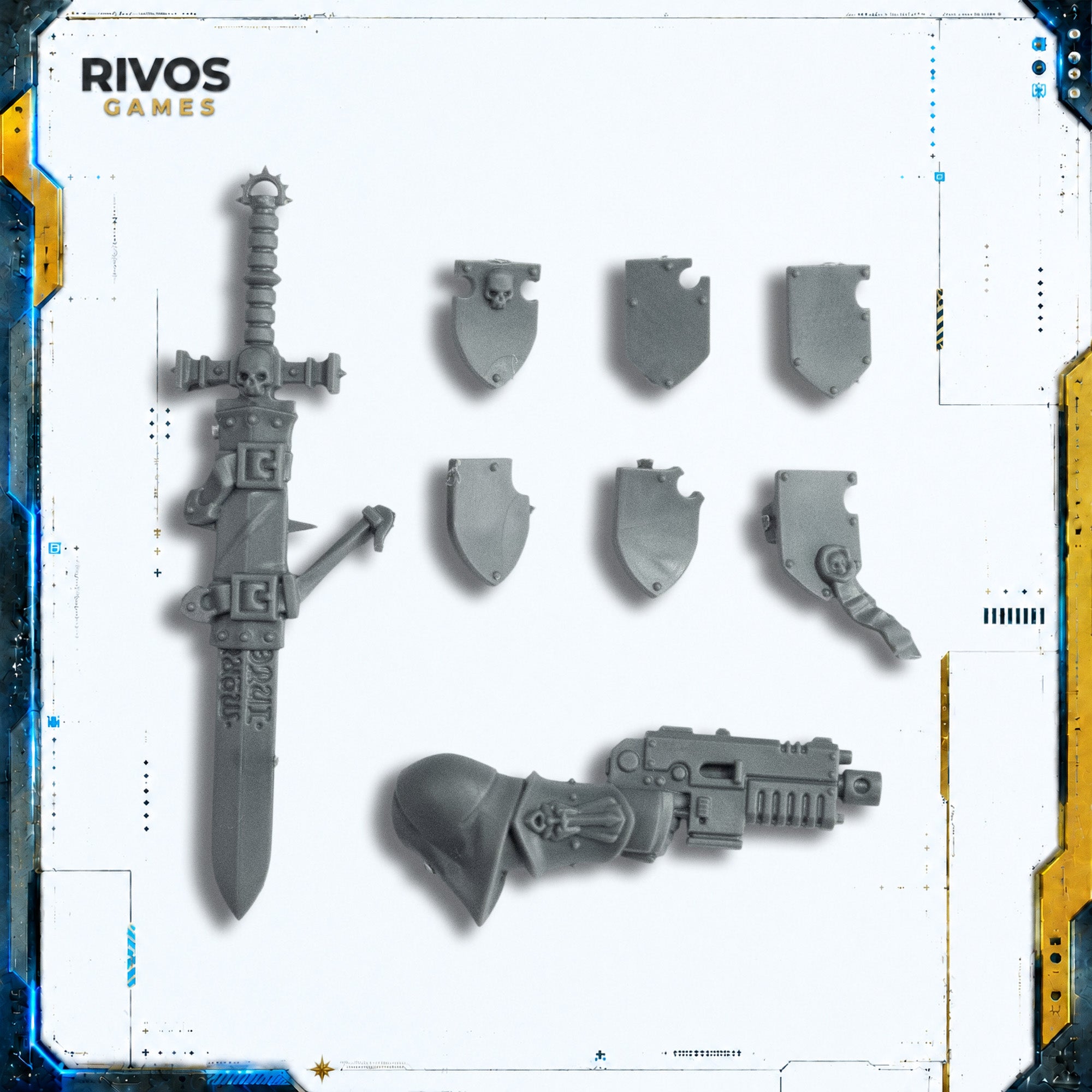 Warhammer 40K Dark Angels Inner Circle Companions Accessories - Bits (Bitz)