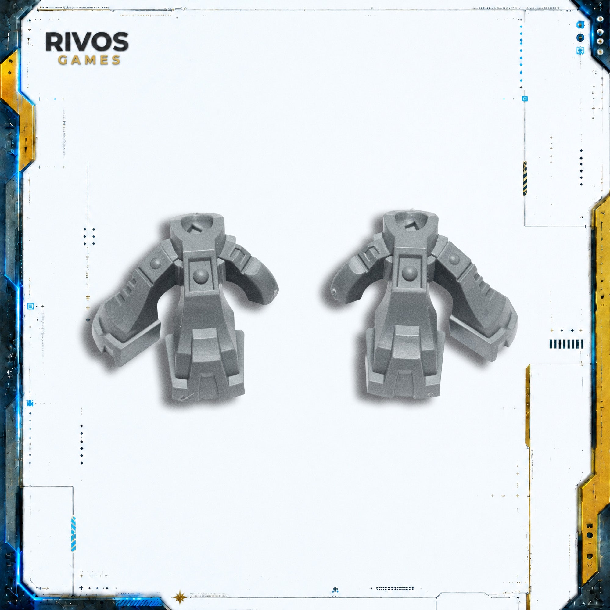 Warhammer 40K Tau Empire XV104 Riptide Battlesuit Feet - Bits (Bitz)