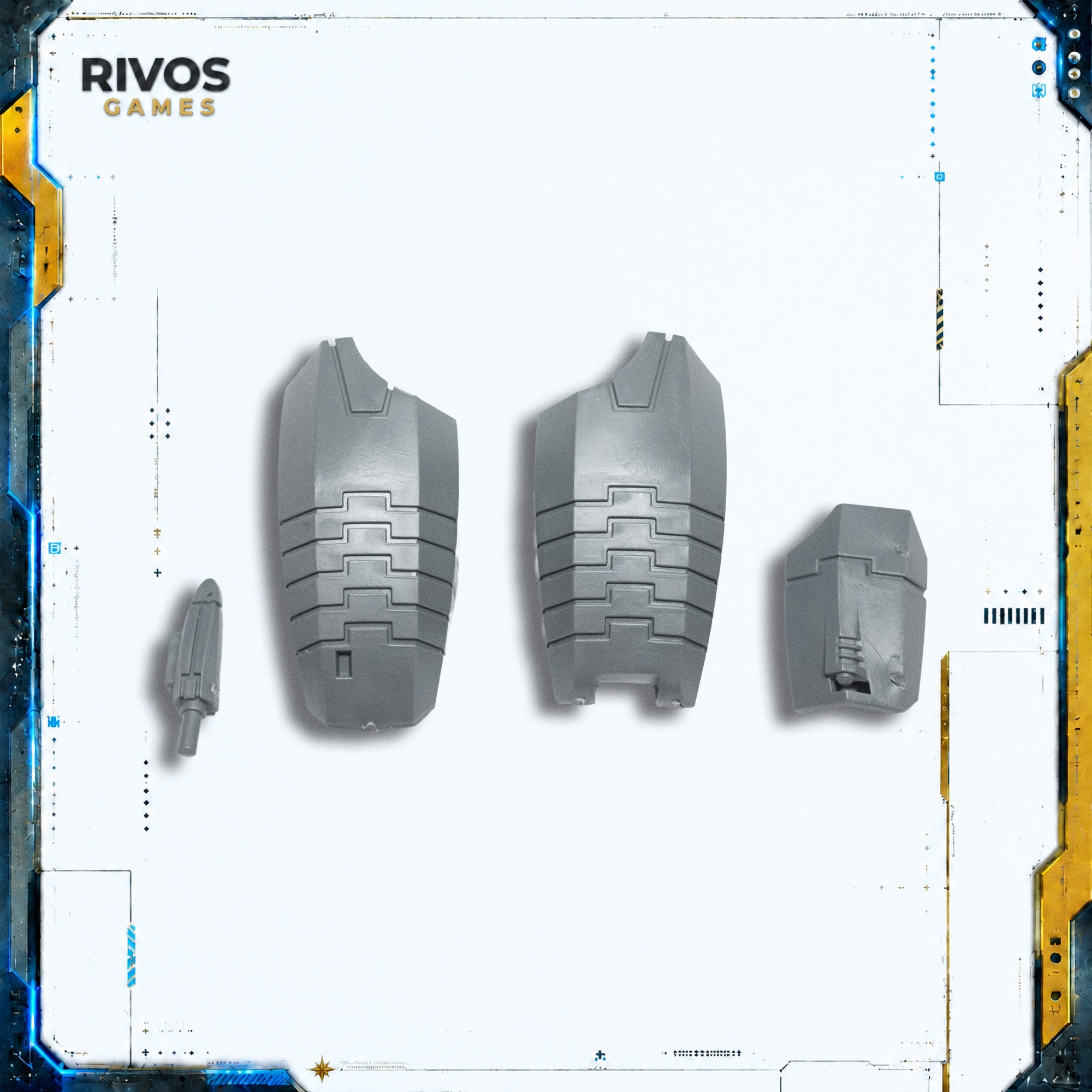 Warhammer 40K Tau Empire XV104 Riptide Battlesuit Leg Armour - Bits (Bitz)