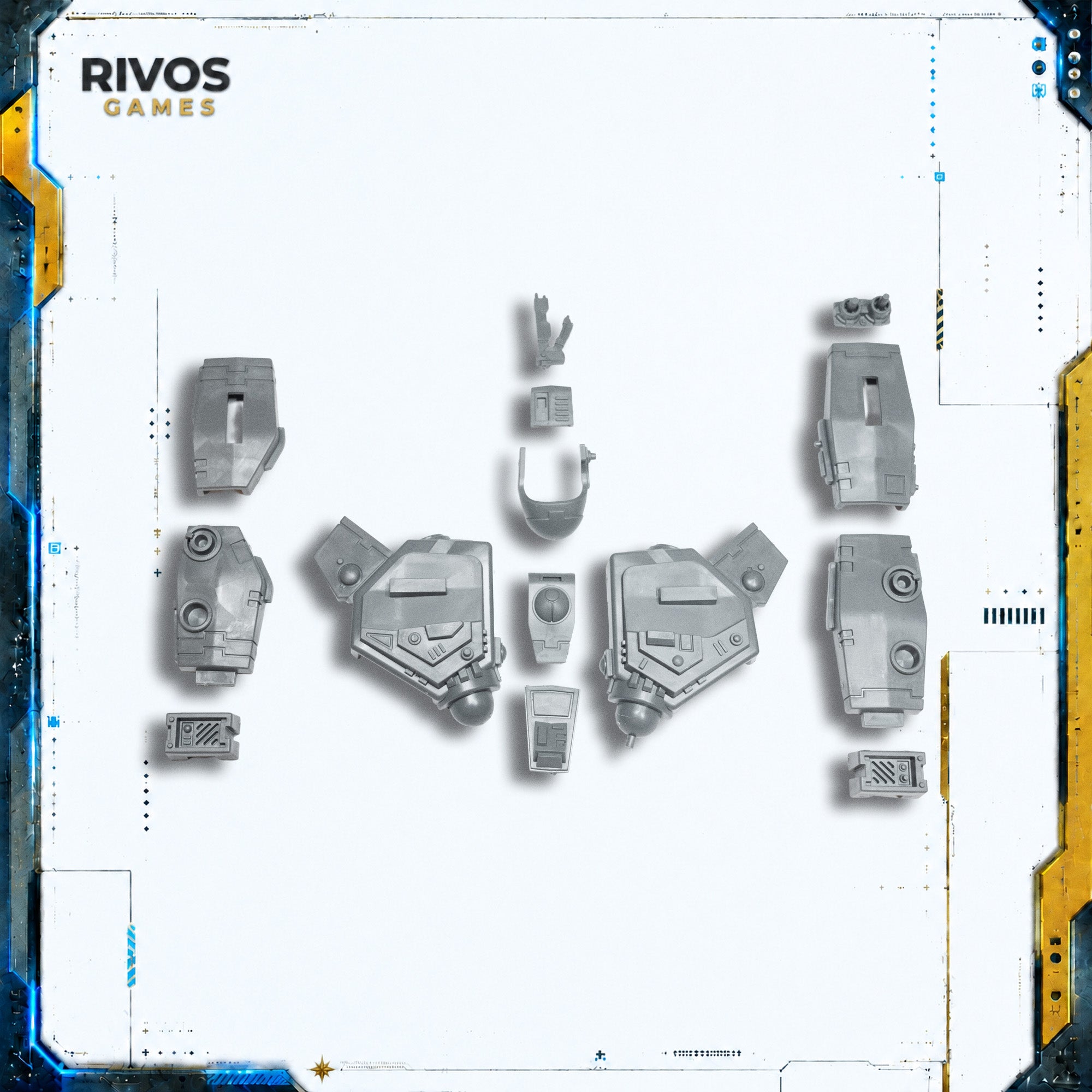 Warhammer 40K Tau Empire XV104 Riptide Battlesuit Torso - Bits (Bitz)